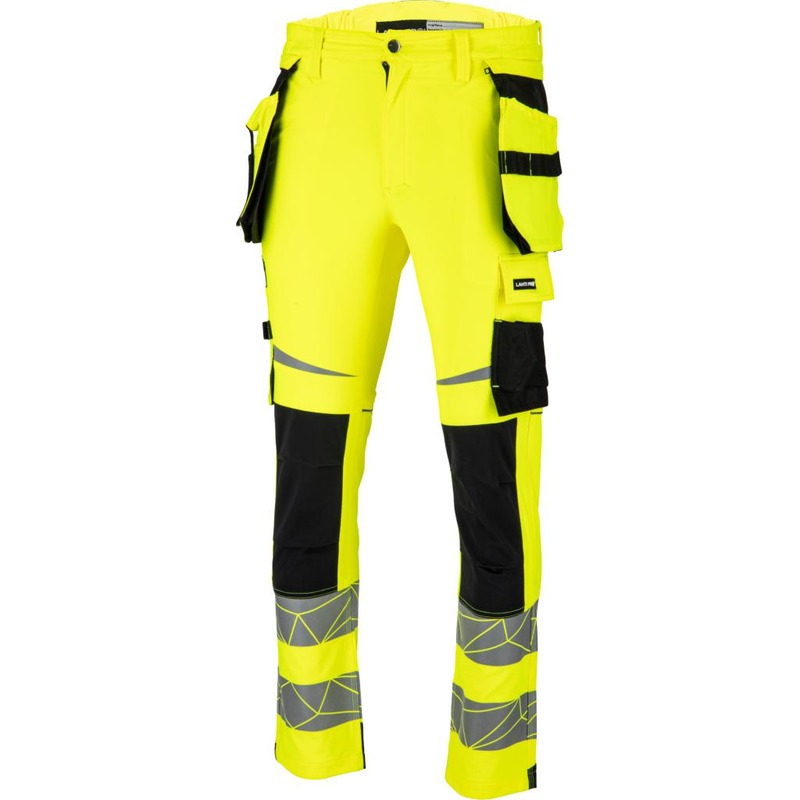 PANTALON REFLECTORIZANT ELASTIC CU MODEL / VERDE