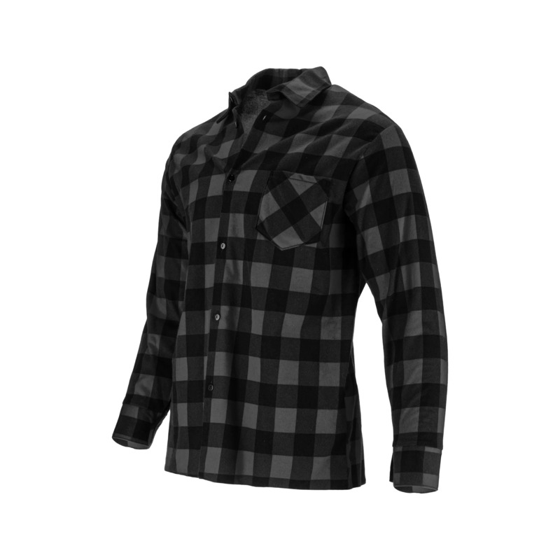 CAMASA FLANEL CU CAROURI / GRI