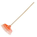 GREBLA PLASTIC CU MANER LEMN
