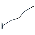 GREBLA METALICA CU MANER METALIC 150CM / 12 DINTI