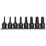 TRUSA TUBULARE IMPACT CU VARF TORX T30-T80 - 8 P.