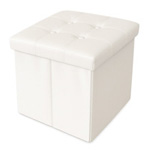 TABURET PLIABIL DEPOZITARE MODERN - 38X38X38CM / BEJ