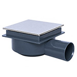 RIGOLA PATRATA 100X100MM / ABS 40MM