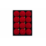 SET ORNAMENTE LUX DE CRACIUN / ROSU - 12P.