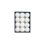 SET ORNAMENTE LUX DE CRACIUN / ALB - 12P.