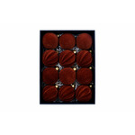 SET ORNAMENTE LUX DE CRACIUN / CAFENIU - 12P.