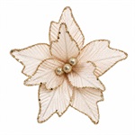 FLOARE DECORATIVA DE CRACIUN 18X10CM SYSDH-A3025037