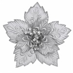 FLOARE DECORATIVA DE CRACIUN 22X19CM SYSDH-A3025046