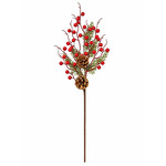 CRENGUTA DECORATIVA DE CRACIUN - BOBITE-CONURI 57CM