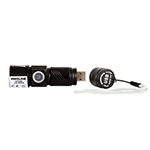 LANTERNA BUZUNAR LED 3 W / 160 LUMEN / 600 MAH / USB - 95 MM