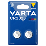 VARTA LITHIUM COIN CR2025 BLI 2