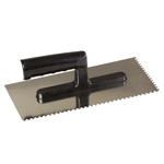 GLETIERA INOX DINTATA CU MANER PLASTIC