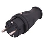 STECHER LINIAR CAUCIUCAT CU MANSON LUNG / NEGRU