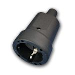 CUPLA STECHER LINIAR CAUCIUCAT CU MANSON / NEGRU