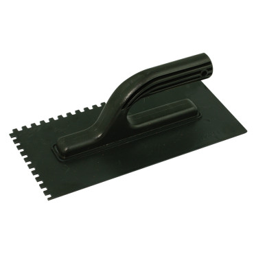 Gletiera plastic dintata cu maner ingust 270x130/12mm
