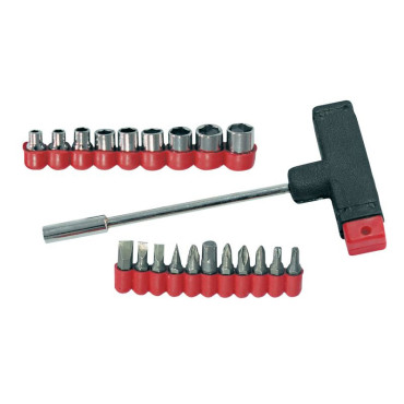 Varfuri si tubulare cu maner tip t - 21p.