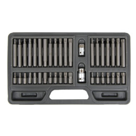 set varfuri hexagonale/canelate/torx cr-va s2 - 40p.