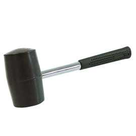 ciocan cauciuc rigid cu maner metalic 55mm / 430g