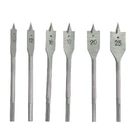 set burghie lemn plate 10-25mm - 6p.