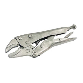 cleste blocare nichelat cu cioc rotunjit 250mm