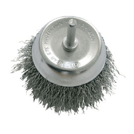 perie sarma tip cupa cu tija 80mm