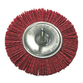perie slefuire tip circular cu tija 100mm