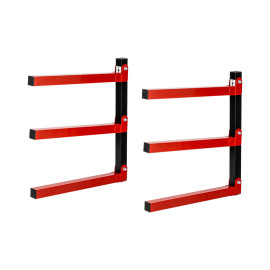 suporti pliabili perete polite triplu 431x381mm - 2/set