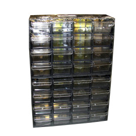 dulap plastic ingust 320x220x70mm / 32 sertare