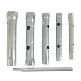 set chei tubulare duble cu tija operare 6-22mm - 10p.