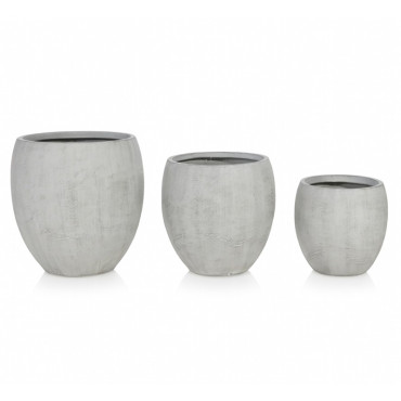 Set ghivece exterior - eva, 3p.