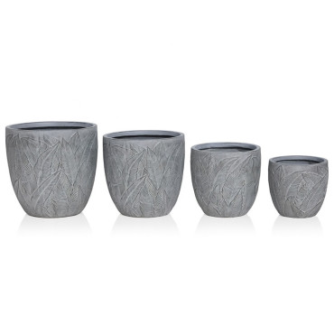 Set ghivece exterior - luna, 4p.