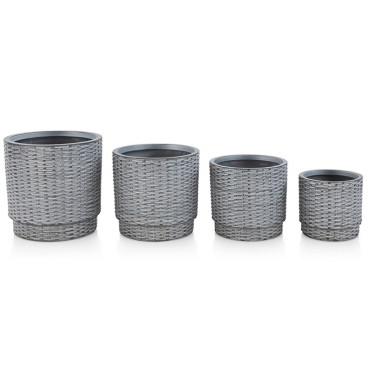 Set ghivece exterior - yasmin, 4p.