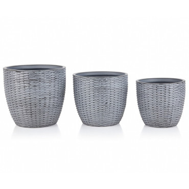 Set ghivece exterior - evora, 3p.