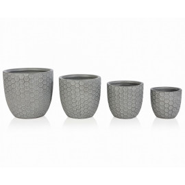 set ghivece exterior - adina, 4p.