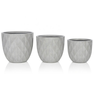 Set ghivece exterior - amira, 3p.