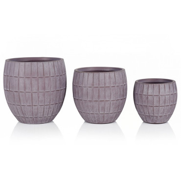 Set ghivece exterior - elara, 3p.