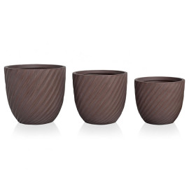 set ghivece exterior - lara, 3p.