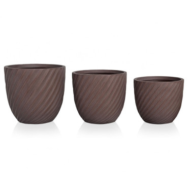 Set ghivece exterior - lara, 3p.