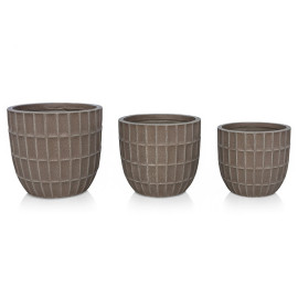 set ghivece exterior - galia, 3p.