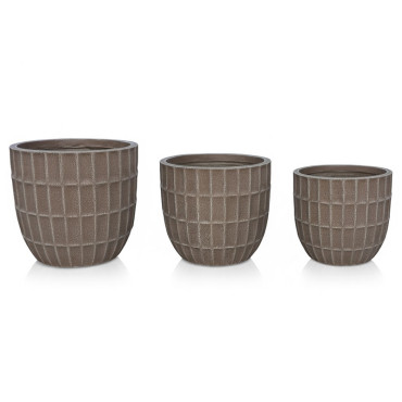 Set ghivece exterior - galia, 3p.