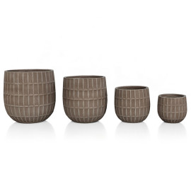 set ghivece exterior - zoya, 4p.