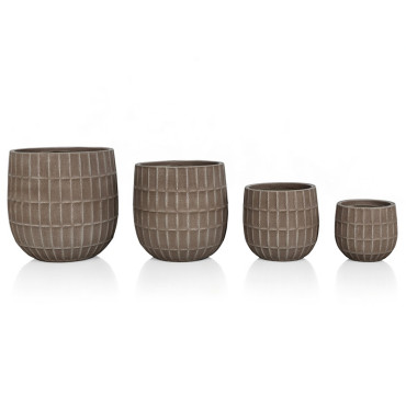 Set ghivece exterior - zoya, 4p.