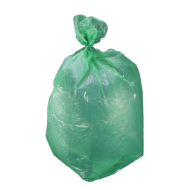 saci menaj polietilena 120l / verde, 10/set