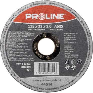 Disc debitare inox 125x1.2mm / a60s in caseta, 10/set