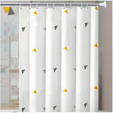 Perdea dus 70g / 180x200cm - model-triunghiuri