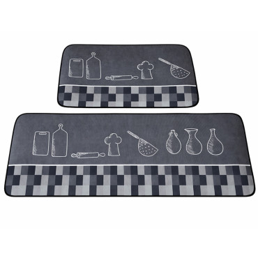 Covorase bucatarie catifea - 40x60/40x120cm / ustensile