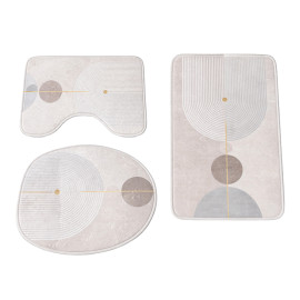 covorase baie flanel - 40x60/40x50/40x45cm / cercuri