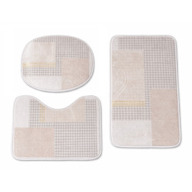 covorase baie flanel - 40x60/40x50/40x45cm / carouri