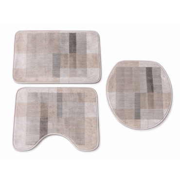 Covorase baie flanel - 40x60/40x50/40x45cm / dungi