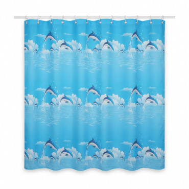 Perdea dus 90g / 180x200cm - model-delfin